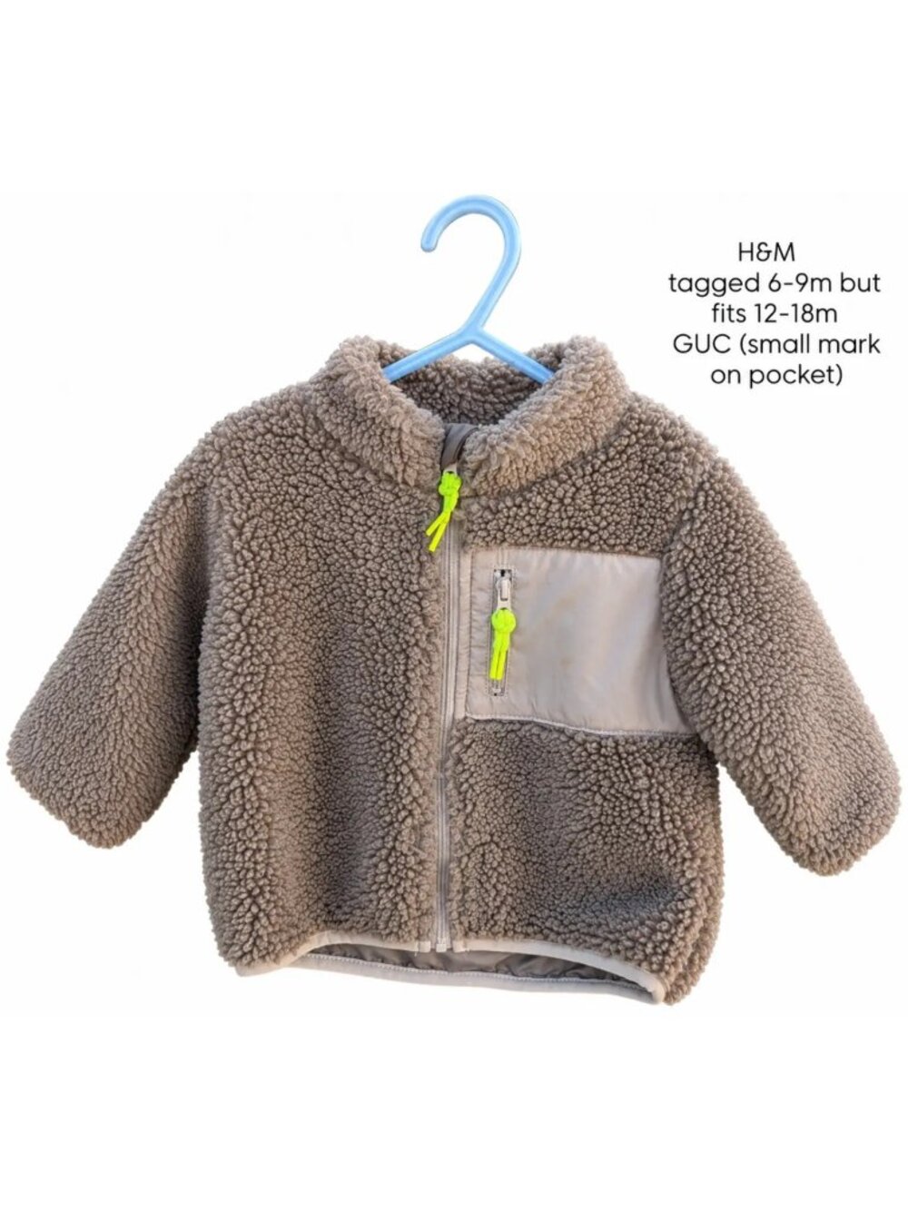 H&M Fleece Jacket 12-18m